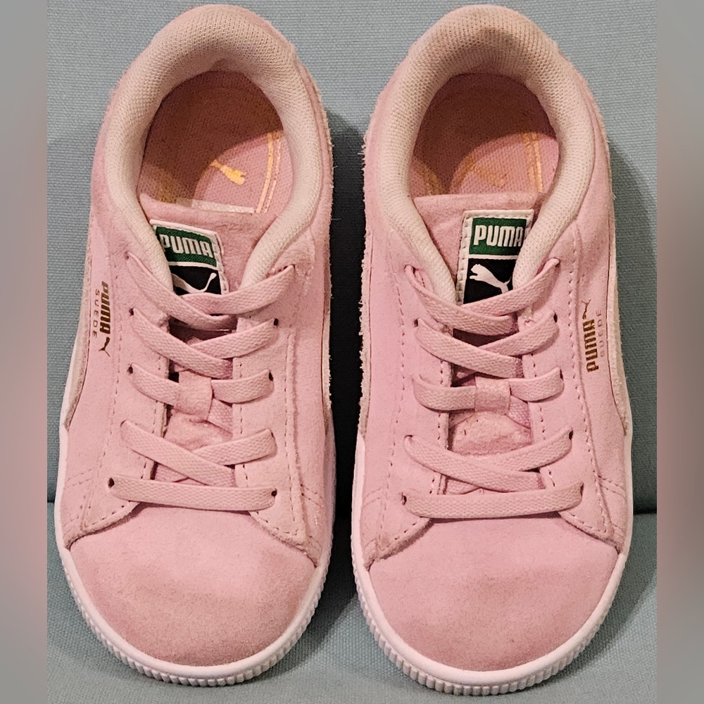 Size 9C Pink Puma Sneakers